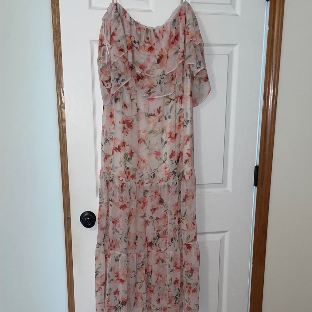 BB Dakota Floral Print Maxi Dress